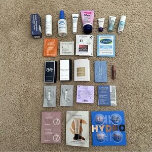 Assorted Beauty Skincare, Makeup & Fragrance Samples - Lot of 24 New Items